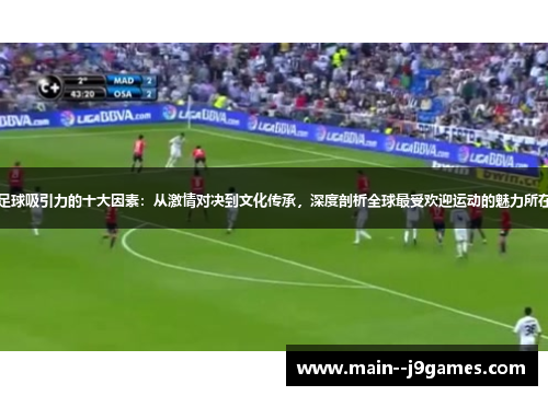 足球吸引力的十大因素：从激情对决到文化传承，深度剖析全球最受欢迎运动的魅力所在